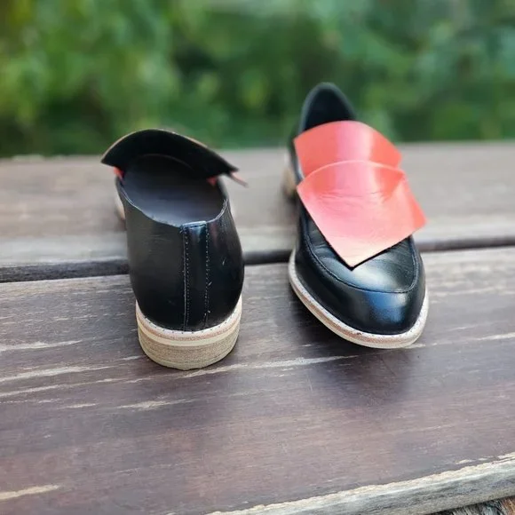 All Black Cowman Loafers For Women Size EU 39.5, US 9, Pre-owned - Picture 11 of 12